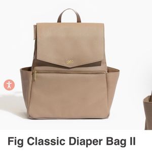 Freshly Picked Diaper Bag Backpack - version 2 in the color fig